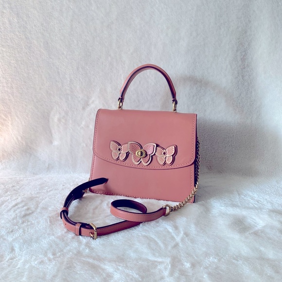 NWT Authentic Coach Calf Leather Parker Satchel Top Handle Bag - Picture 2 of 16